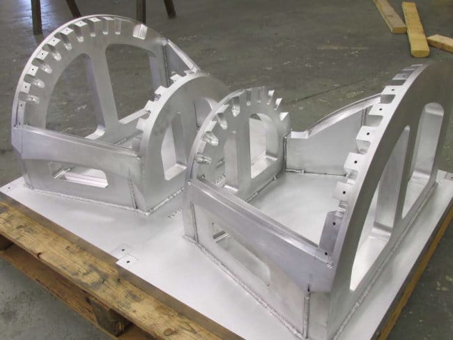 Aluminum assembly check fixture built by Raptor Fabrication