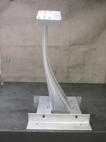 Aluminum weld fixture built by Raptor Fabrication
